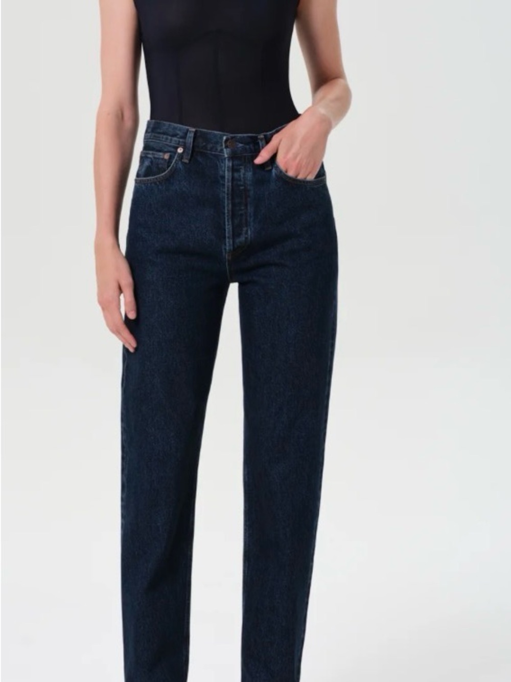 Agolde 90'S PINCH WAIST HIGH RISE STRAIGHT LONG
IN PENDULUM
